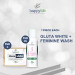 GLUTA WHITE + FEMININE WASH (1 piece each)