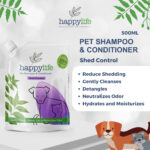 PET SHAMPOO & CONDITIONER Shed Control Pouch 500ml